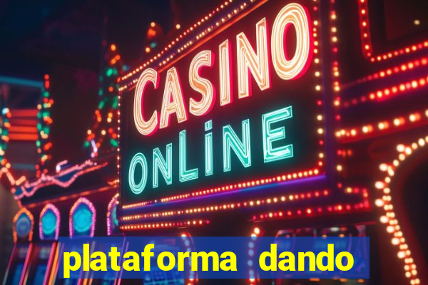 plataforma dando bonus de cadastro